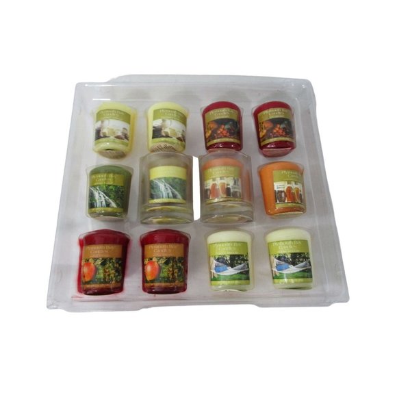 Plymouth Bay by Yankee Candle Votive Sampler Twelve Candles Open Box - Picture 11 of 16